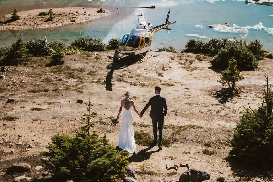 Heli Wedding, BC