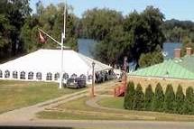 Navy Hall tent