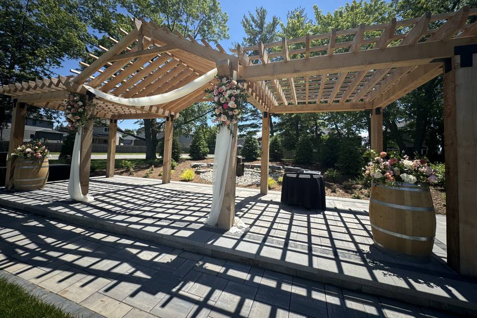 Wedding Pergola in Park 56