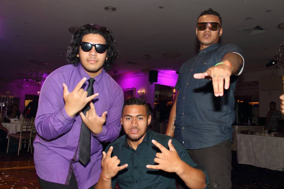Wedding pose