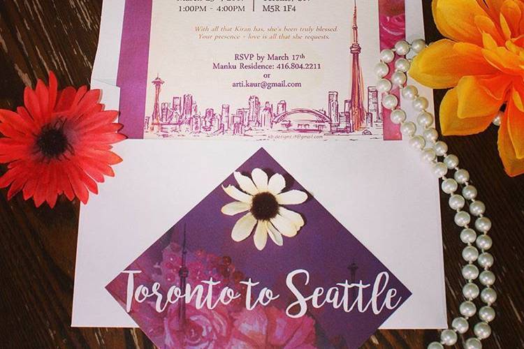 Custom invitation