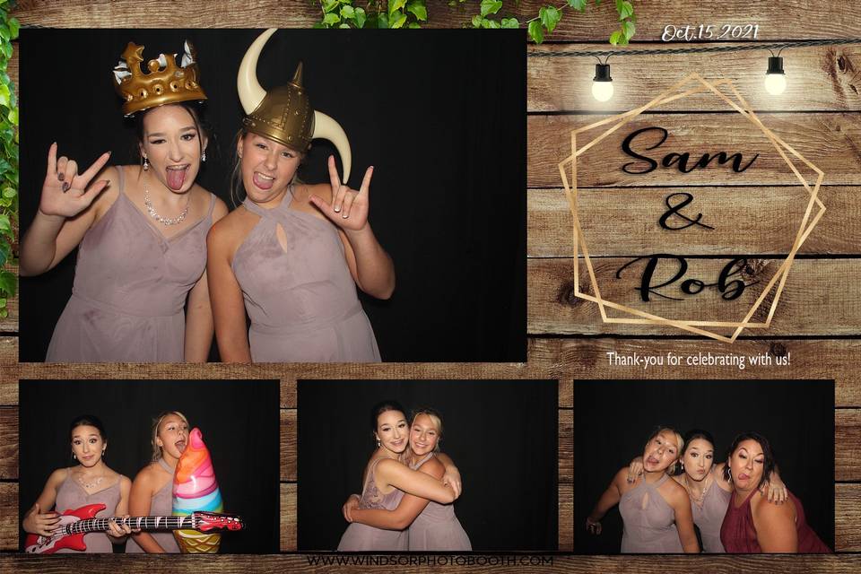 Photo Booth Photo Album - For Wedding or Party- Holds 120 Photobooth 2 –