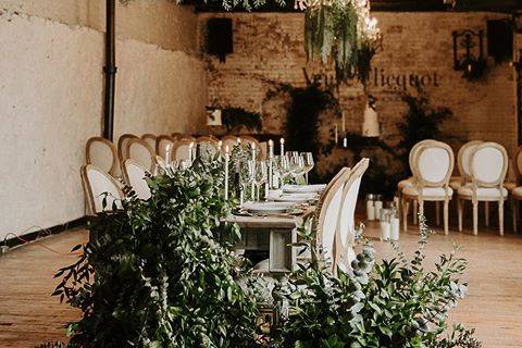 Ceiling and Table Decor