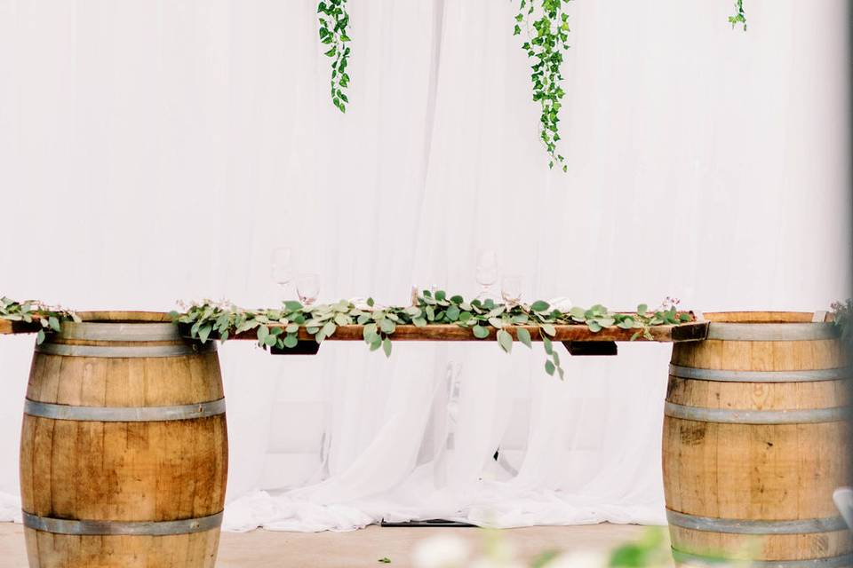 Harvest Table + Backdrop