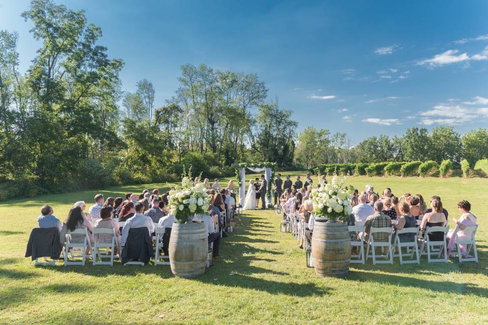 Outdoor ceremony