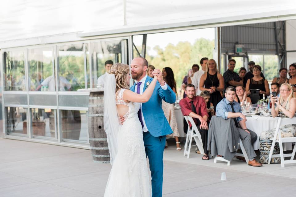 Patio first dance