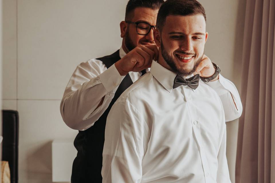 Groom with his best man!