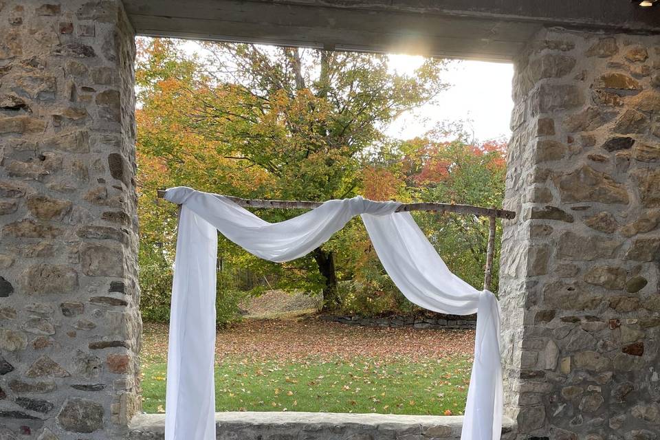 Birch Ceremony Arbour