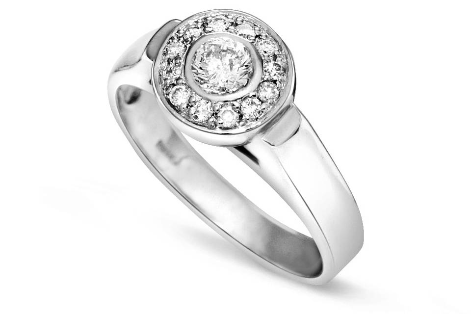 Custom White Gold Ring