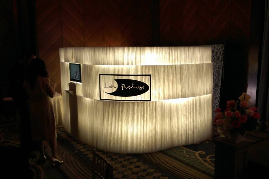 Our elegant booth