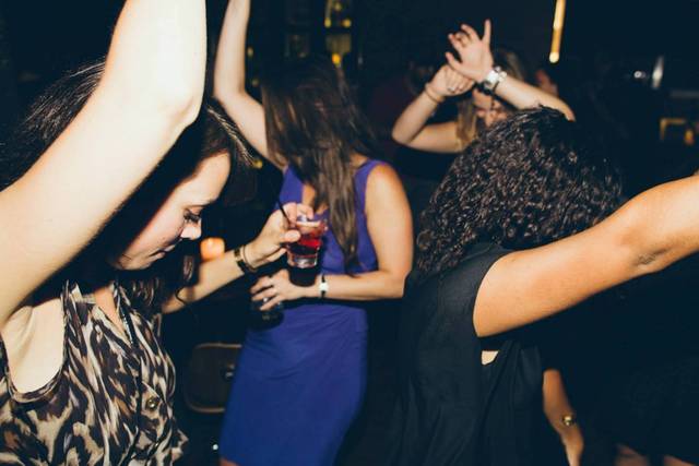 Corporate event dancing