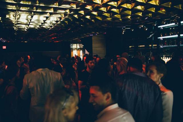 Corporate event dancing