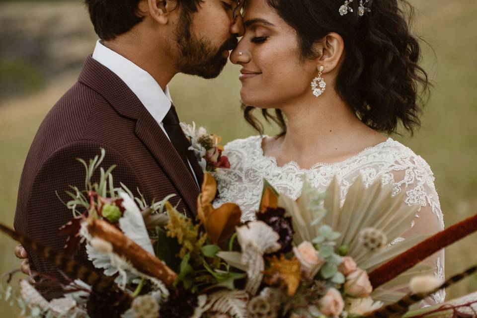 Short Bridal Hair Style