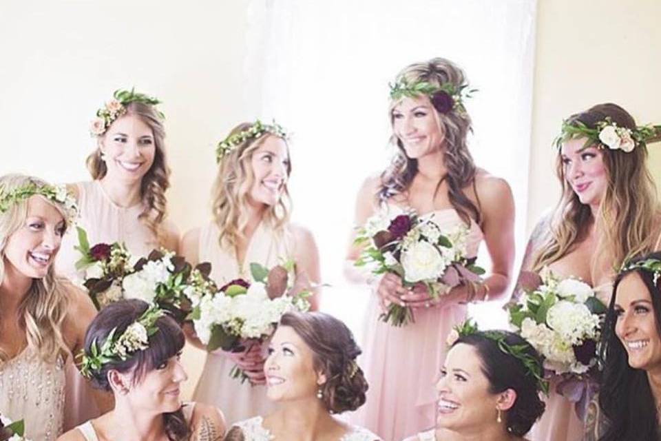 Bridal Party Hair and Makeup