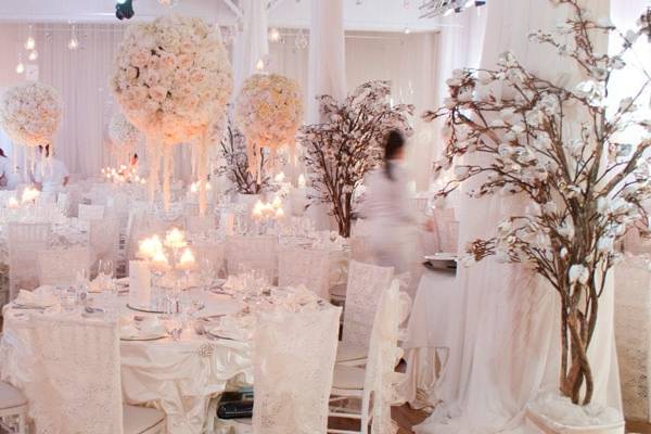 Ivory and Blush Setting