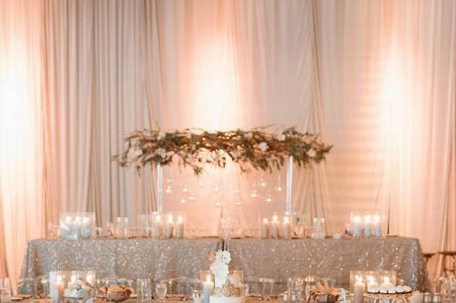 Ivory and Blush Setting