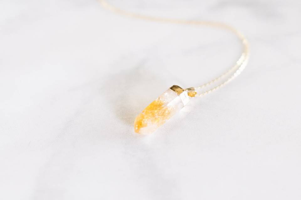 Citrine Pendant Necklace