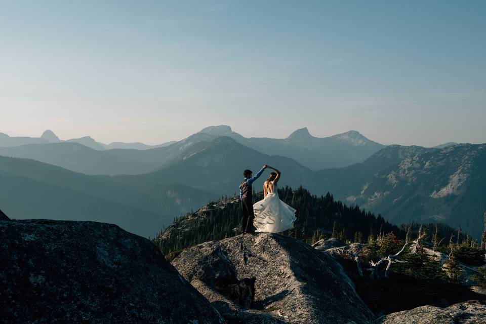 Mountaintop Wedding Photos