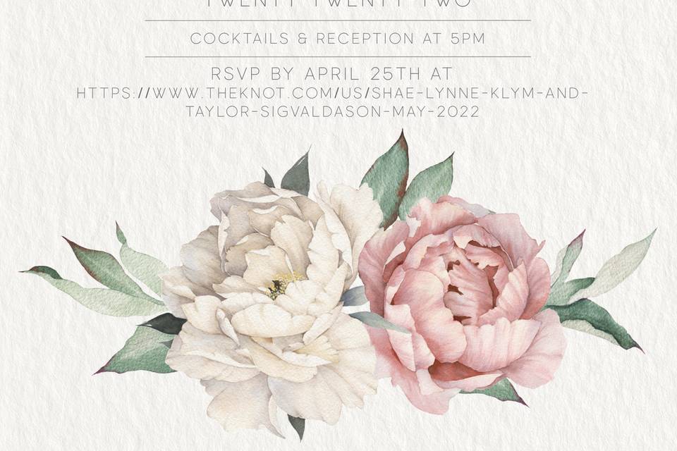 Reception Invitation