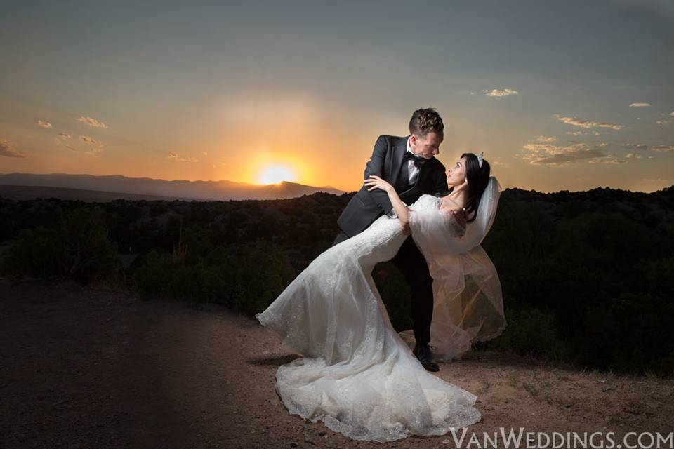 Destination wedding photo