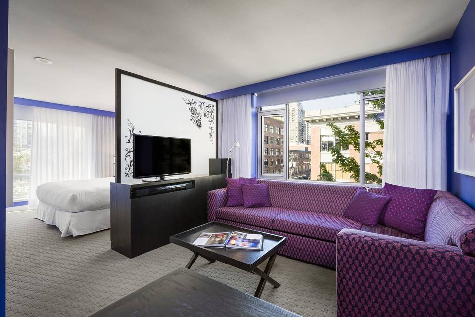 Executive Suite with purple tones