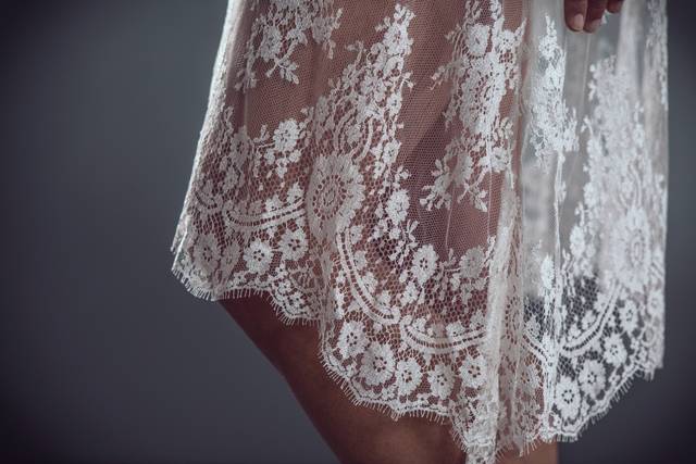 White Lace Handmade Thongs -  Canada