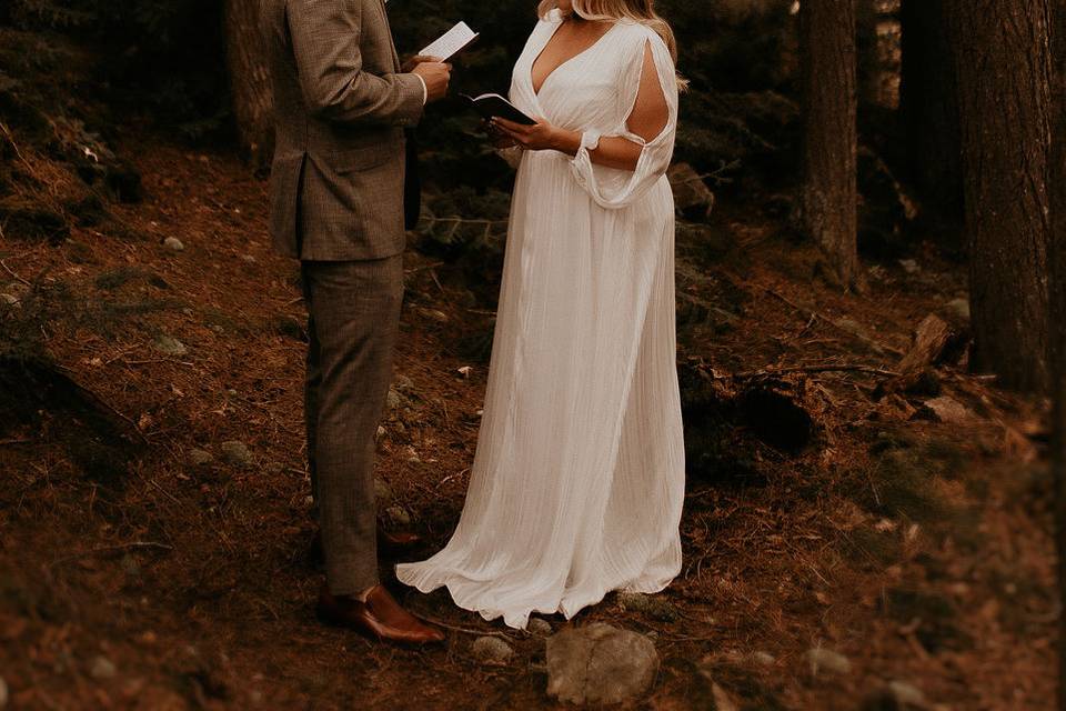 Intimate details - elopement