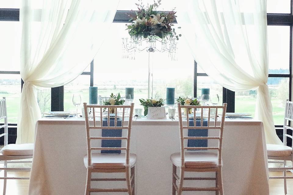 Sophisticated white chairs