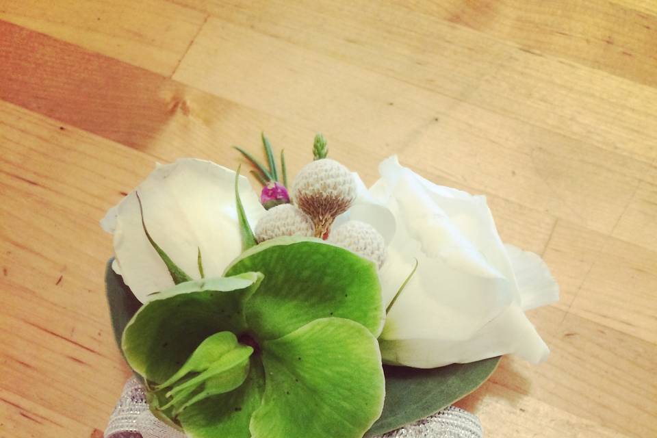 Pretty wrist corsage