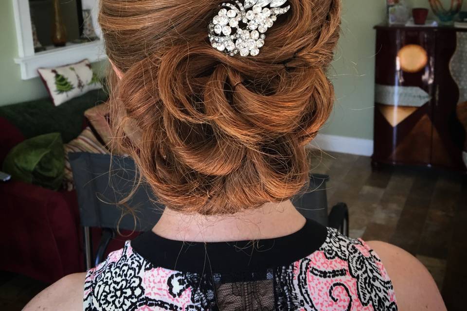 Bridesmaid's hair, Newmarket