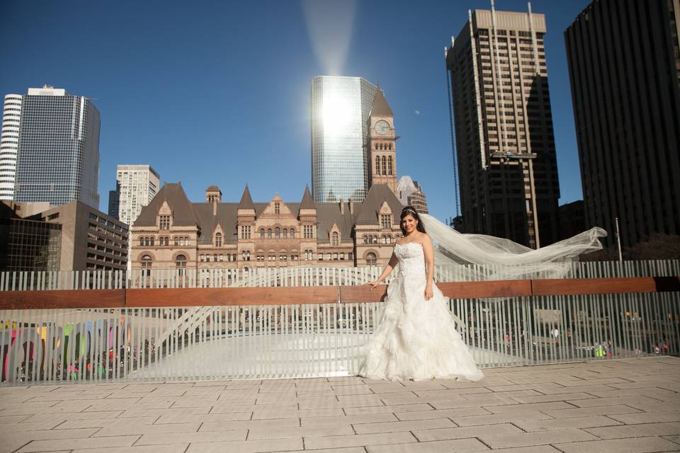 Toronto city hall wedding