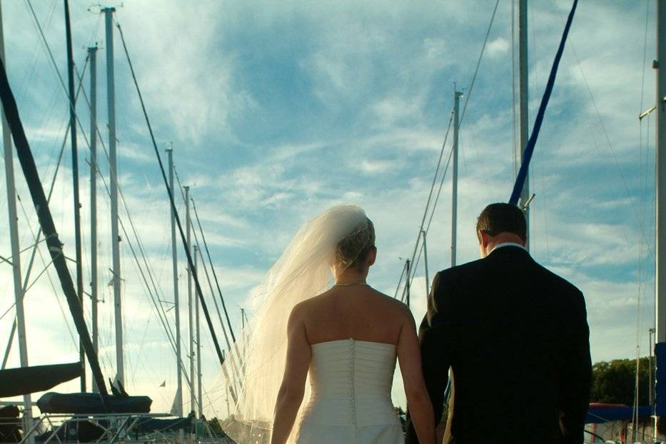 Harbour wedding