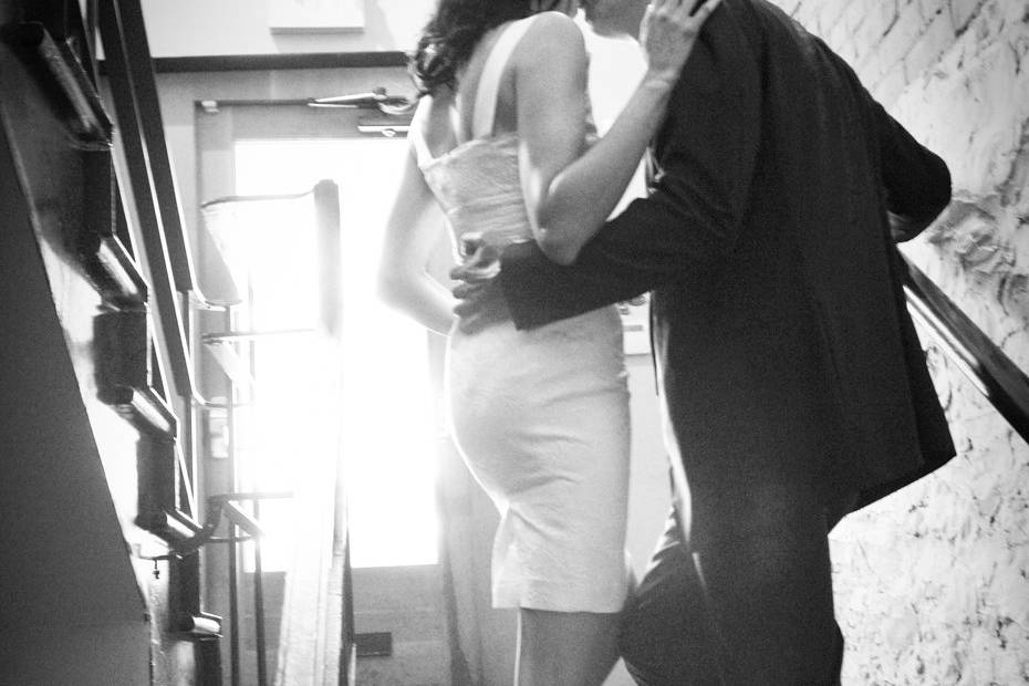 Stairway kiss