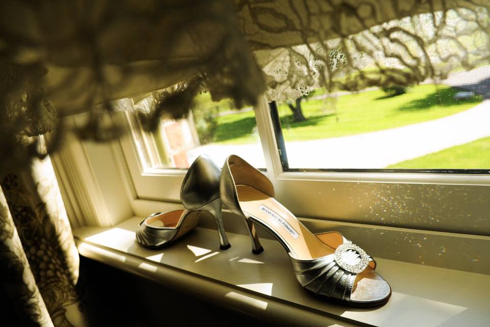 Bride's shoes