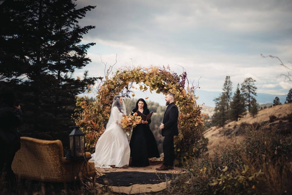 Fall Elopement MacDonald Acres