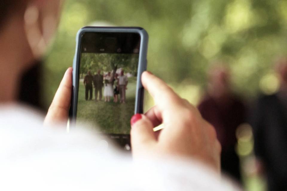 Photos at lake on the mountain