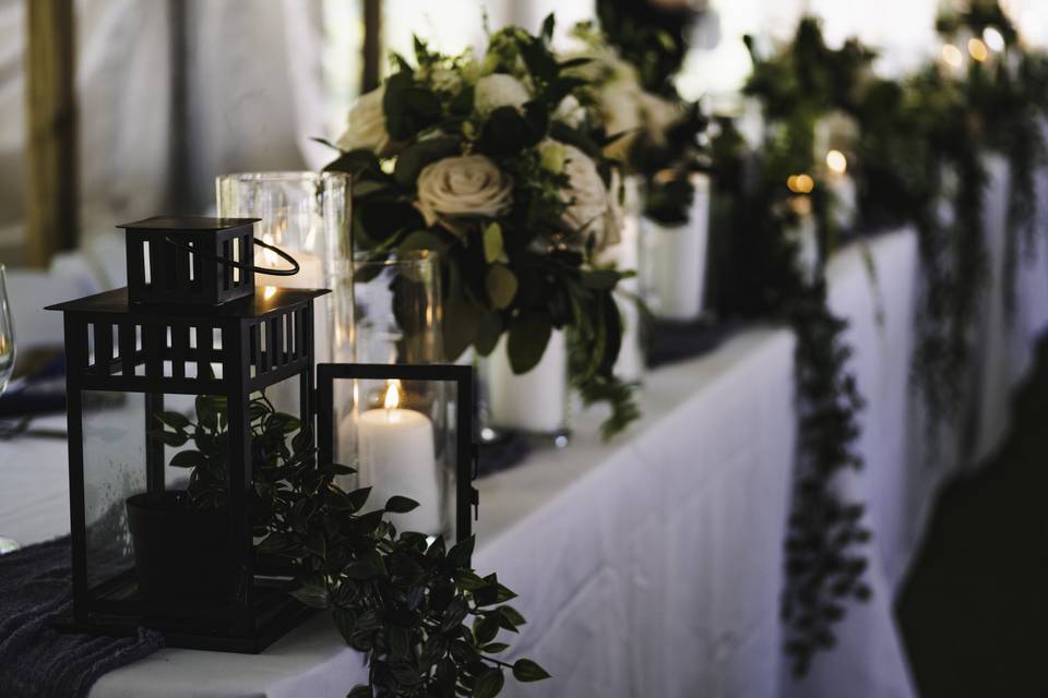 Candles and decor