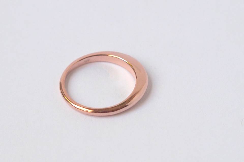 Rose Gold Wedding Band