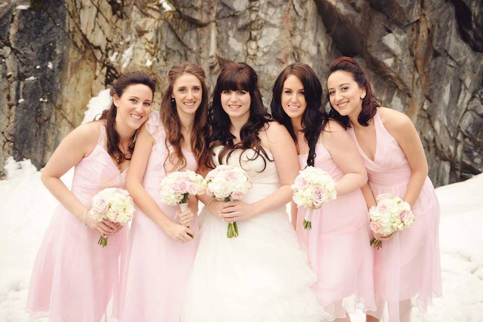 Brenda Bakker beautiful bridesmaids