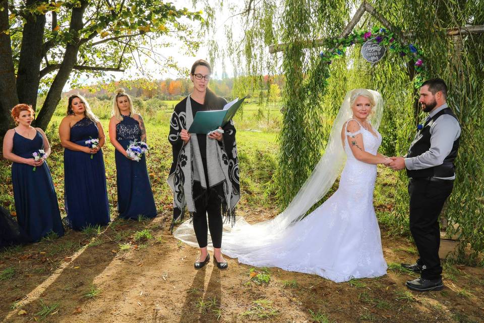 Small but perfect ceremony