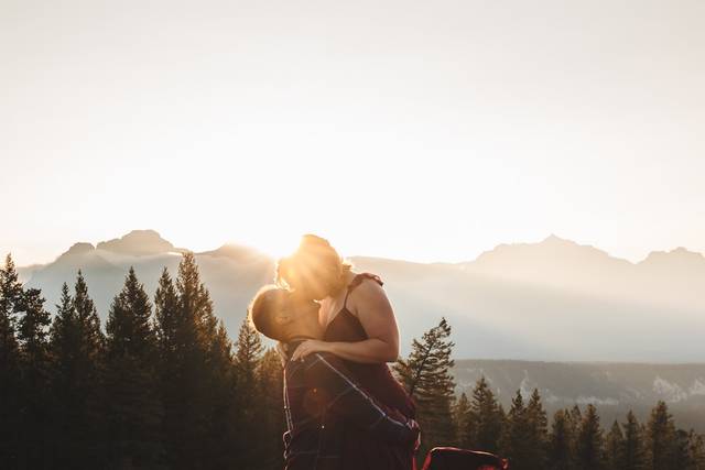 Engagement session in Banff