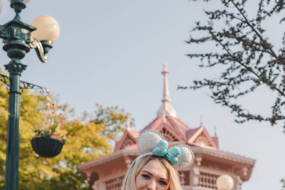 Couple at Disneyland