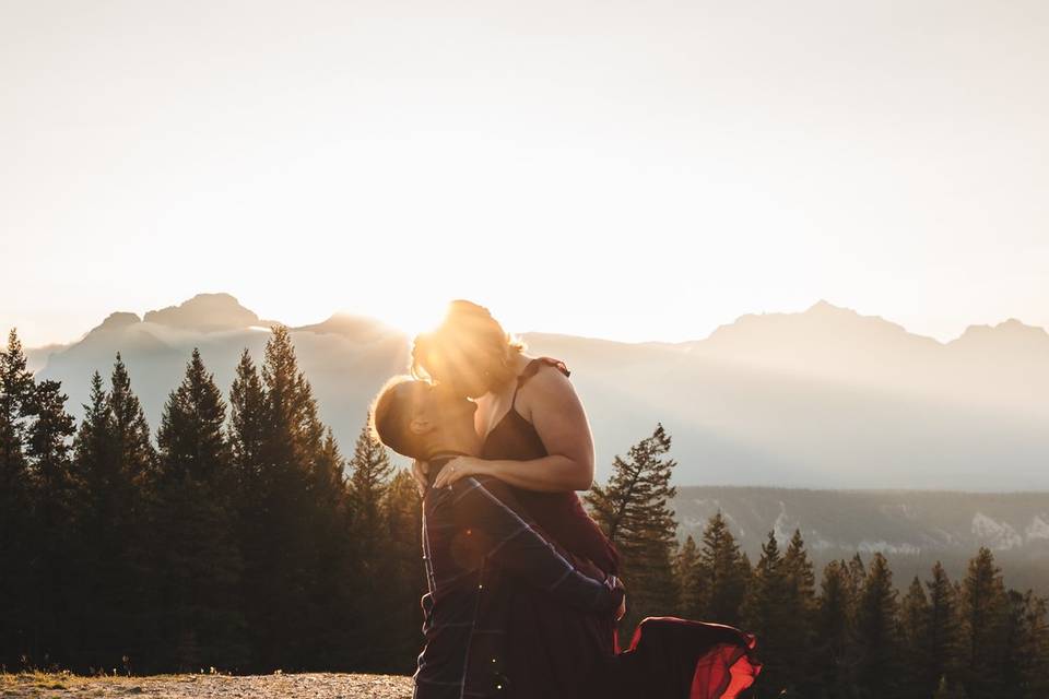 Engagement session in Banff