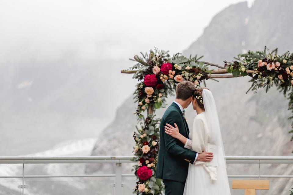 Wedding at Mer de Glace