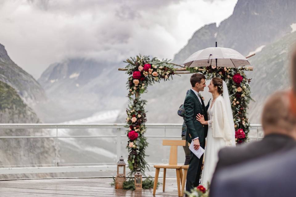 Wedding at Mer de Glace