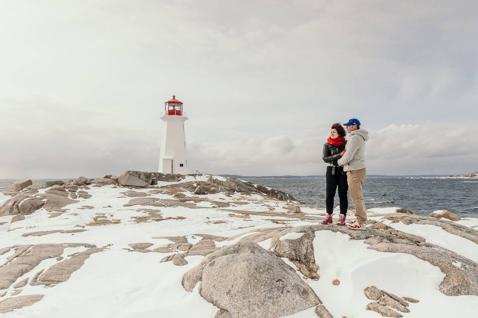 Peggy's Cove Engagement