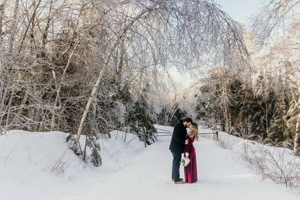 Winter Elopement