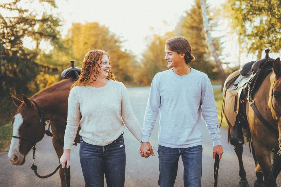 Friends, family, and horses