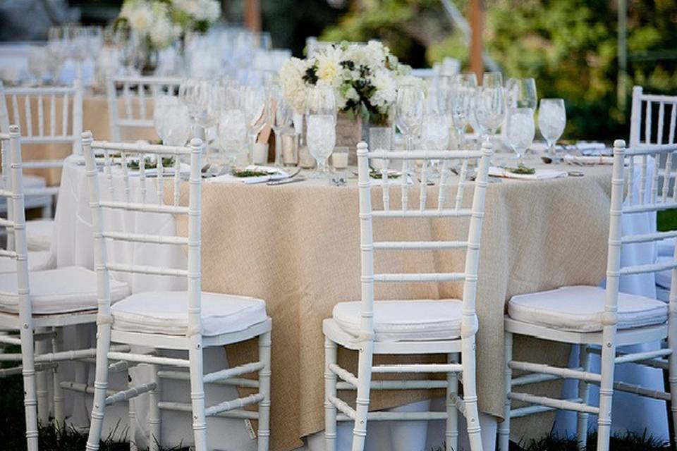 White Chivari Chairs