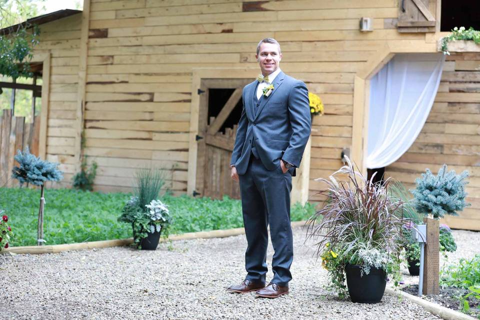 Groom waiting for the Bride